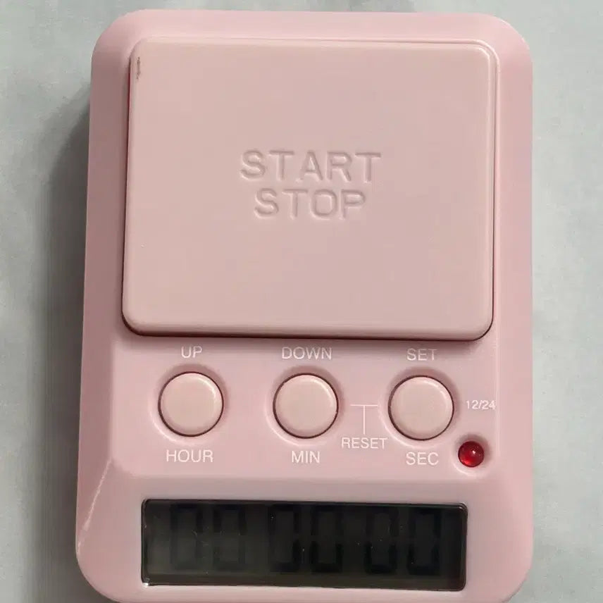 [BUNJANG] Dretec Stopwatch Timer Pink Pastel / 드레텍 스탑워치 스톱워치 타이머 핑크 파스텔 딸기우유