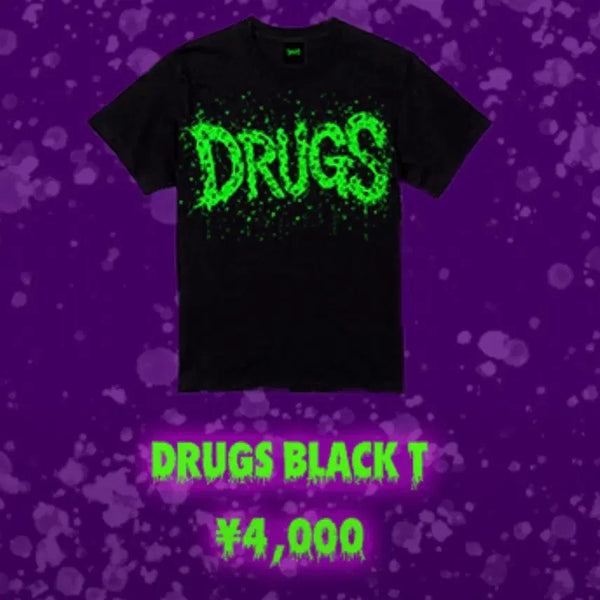 [BUNJANG] DRUGS Visual Line T-Shirt / DRUGS 드럭스 비주얼계 v계 티셔츠