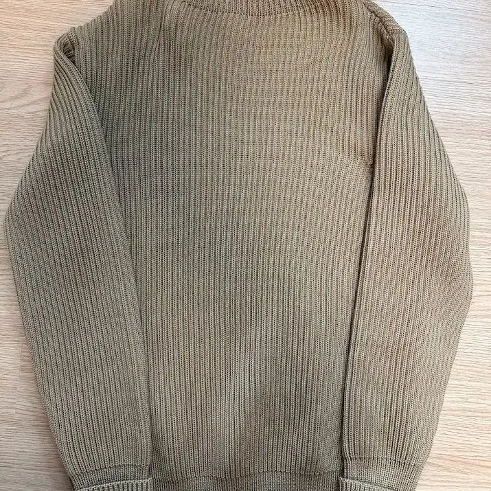 [BUNJANG] Andersen Andersen Navy Crewneck Camel Knit / [S] 안데르센 안데르센 네이비 크루넥 카멜색상 니트
