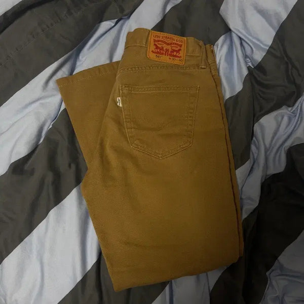 [BUNJANG] Levi's Beige Denim Pants 30x32 / 리바이스 베이지 데님팬츠 30x32
