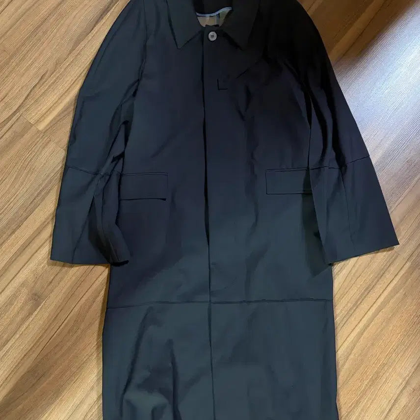 [BUNJANG] MOONSUN Black Trench Coat / 문선(MOONSUN)트렌치코트