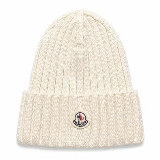 [BUNJANG] Moncler Logo Patch Beanie / 정품) 몽클레어 로고 패치 비니