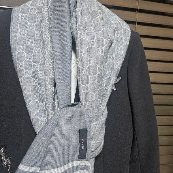 [BUNJANG] Gucci Genuine GG Logo Scarf / 구찌 정품 GG 로고 스카프