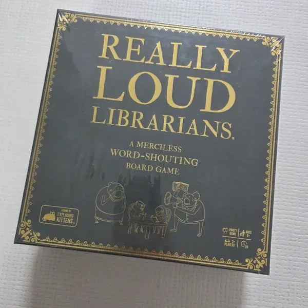 [BUNJANG] Exploding Kittens REALLY LOUD LIBRARIANS Board Game (English Edition, Sealed) / 익스플로딩 키튼 REALLY LOUD LIBRARIANS 보드게임 영어 영문판 (미개봉 새상품)