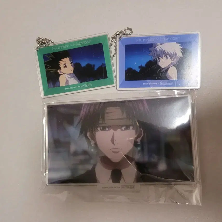 [BUNJANG] Hunter x Hunter Chrollo, Gon, Killua Acrylic Keychain Bundle Set / 헌터x헌터 헌헌 클로로, 곤, 키르아 아크릴 키링 일괄