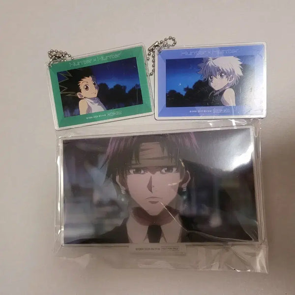 [BUNJANG] Hunter x Hunter Chrollo, Gon, Killua Acrylic Keychain Bundle Set / 헌터x헌터 헌헌 클로로, 곤, 키르아 아크릴 키링 일괄