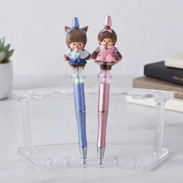 [BUNJANG] Monchhichi Ballpoint Pen 2-Type Set Bundle / 몬치치 볼꾸펜2종세트 (일괄판매)