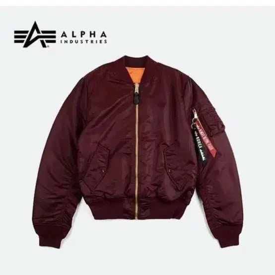 [BUNJANG] Alpha Industries MA-1 Flight Bomber Jacket Wine / 알파 인더스트리 MA-1 항공 점퍼 와인색
