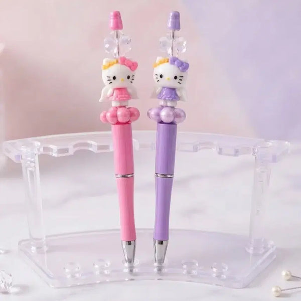 [BUNJANG] Hello Kitty Ballpoint Pen Pink/Purple Set / 헬로키티 볼펜 핑크/퍼플 2종세트
