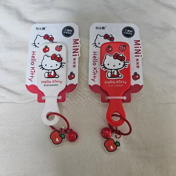 [BUNJANG] Sanrio Hello Kitty Mini Brush Keyring Set (Authentic) / 새상품)산리오 헬로키티 미니 빗 키링 세트 (정품)
