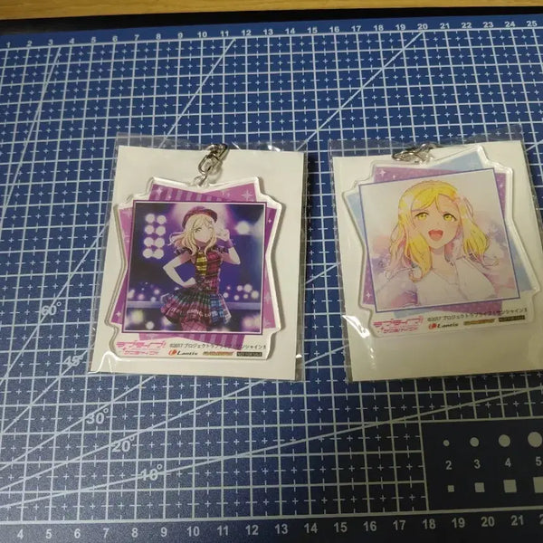 [BUNJANG] Love Live! Sunshine!! Mari Ohara Acrylic Keyring Set (2 Types) / 러브라이브 선샤인 오하라 마리의 아크릴 키링 2종세트