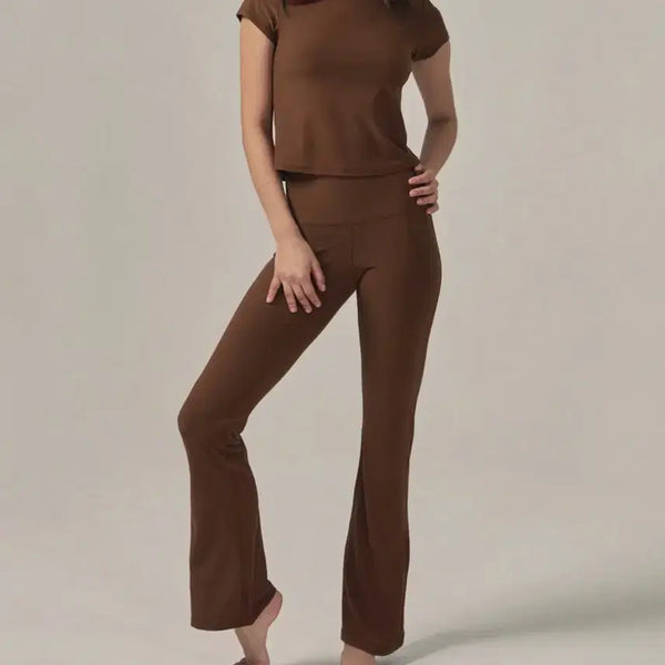 [BUNJANG] Ardeu Cappuccino Bootcut Leggings / 아르듀 카푸치노 부츠컷 레깅스