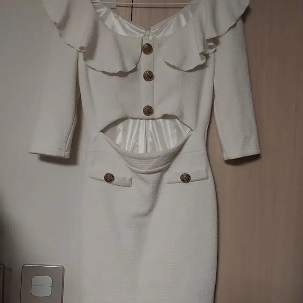 [BUNJANG] White Petite Dress / 화이트 쁘띠 원피스 44 55