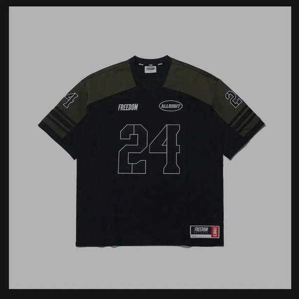 [BUNJANG] All Right Globe Rugby Jersey L / 올라잇 글로브 럭비 져지 L