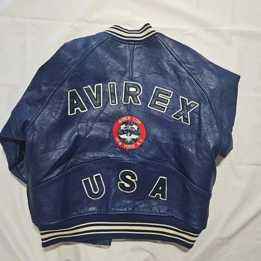 [BUNJANG] Avirex Icon Jacket Blue 2XL / 아비렉스 아이콘 블루 2xl