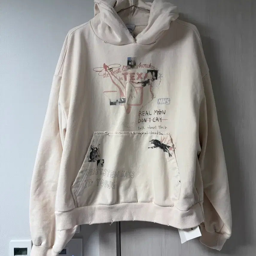 [BUNJANG] Protocol Index Hand-Drawing Hoodie / 2) 프로토콜 인덱스 핸드드로잉 후드