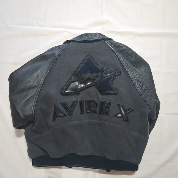 [BUNJANG] Avirex Wool Leather Jacket / 아비렉스 울레더 자켓