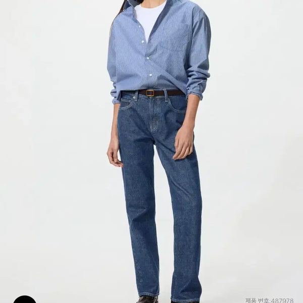 [BUNJANG] Women's Slim Straight Jeans Size 27 / 우먼 슬림 스트레이트진