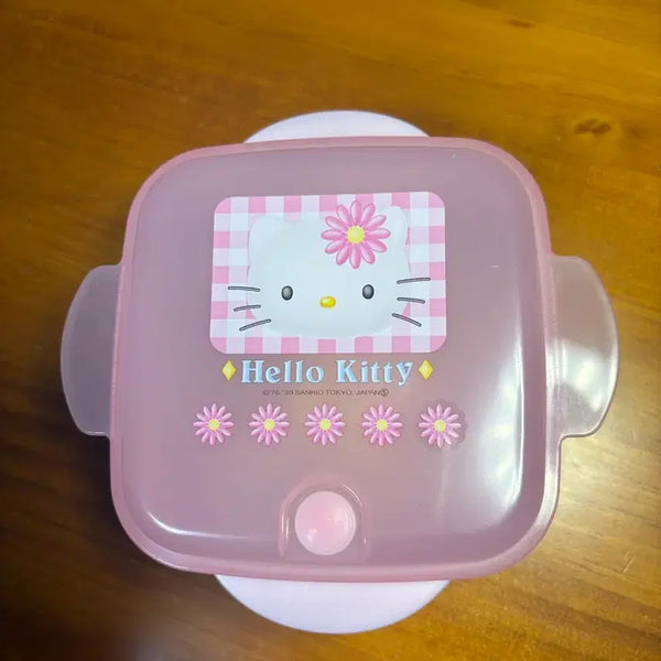 [BUNJANG] Vintage Hello Kitty Storage Box Lunch Box / 고전 키티 보관함 도시락