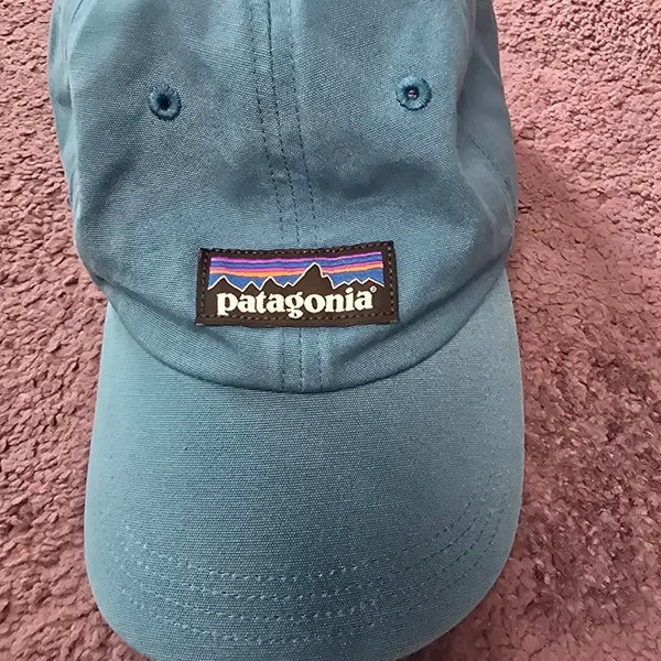 [BUNJANG] Patagonia Logo Ball Cap Teal / 파타고니아 로고 볼캡 청록색