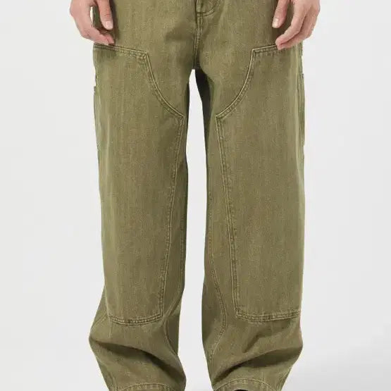 [BUNJANG] Carhartt Double Knee Pants Olive / 칼하트 더블니 팬츠 올리브