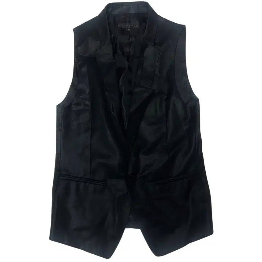 [BUNJANG] Wooyoungmi Solid Homme Black Wool Vest 100 / 우영미 솔리드옴므 블랙울조끼베스트 100