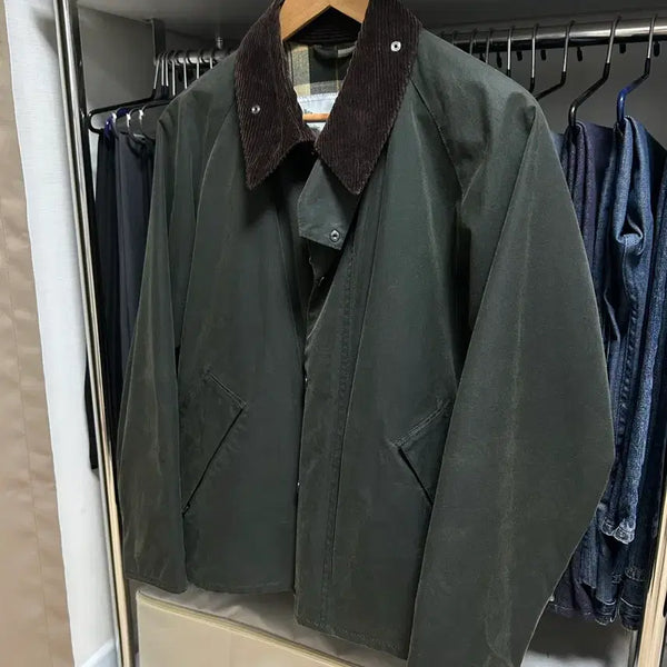 [BUNJANG] Barbour Transport Wax Jacket Olive / 바버 트랜스포트 36 왁스O