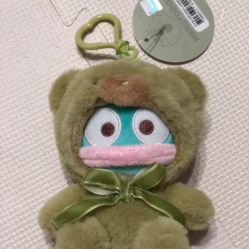 [BUNJANG] Sanrio Hangyodon Latte Bear Bag Charm / 산리오 한교동 라떼베어 가방고리