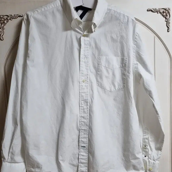 [BUNJANG] Tommy Hilfiger White Cotton Shirt L / 타미힐피거 화이트 셔츠 L