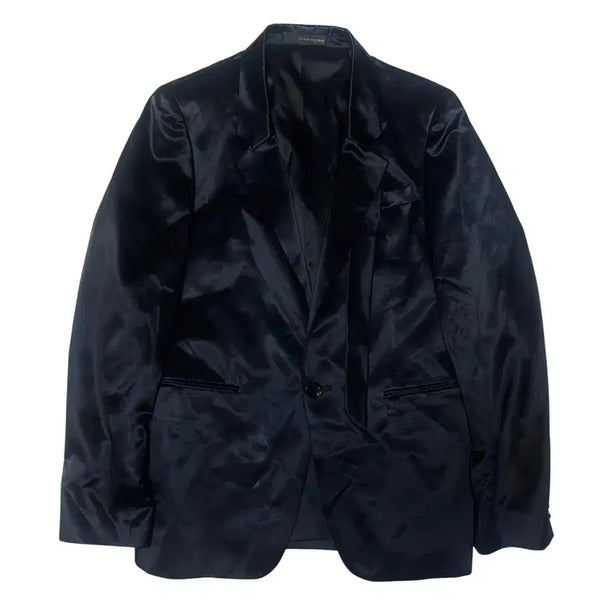 [BUNJANG] Wooyoungmi Solid Homme Black Silk Blazer / 우영미 솔리드옴므 블랙실크블레이저 100