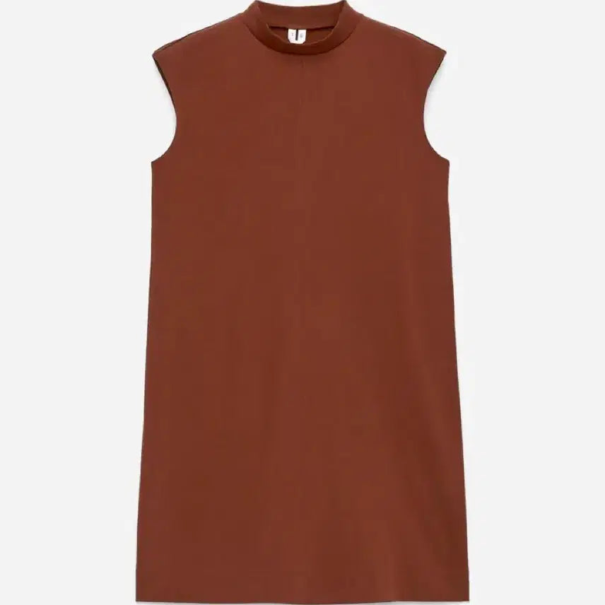 [BUNJANG] Arket Sleeveless Midi Dress Brown / 아르켓 민소매 드레스