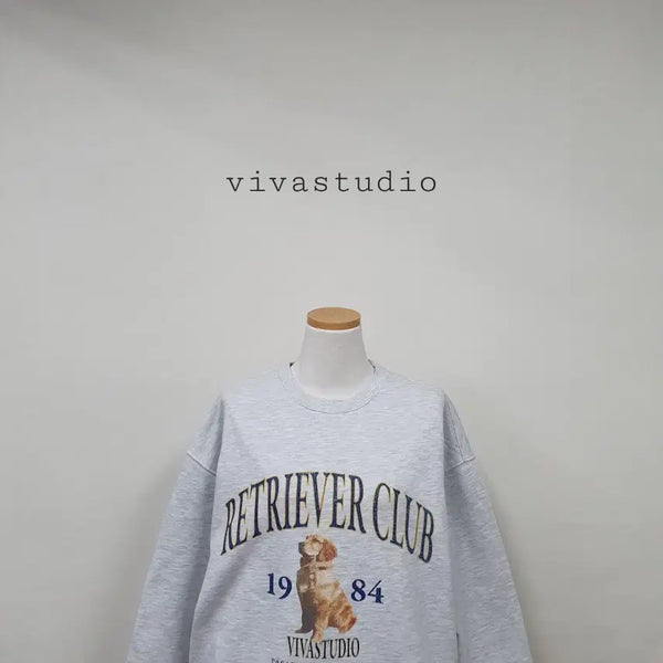 [BUNJANG] Vivastudio Retriever Club Sweatshirt / No.26082615 비바스튜디오 맨투맨 리트리버 클럽