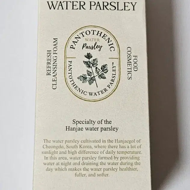 [BUNJANG] Pantothenic Water Parsley Refresh Cleansing Foam / (새상품) 판토테닉 워터 파슬리 리프레쉬 클렌징폼
