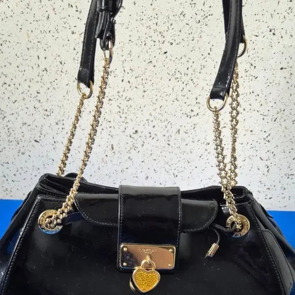 [BUNJANG] Lovecat Enamel Leather Bag / 러브캣 가방