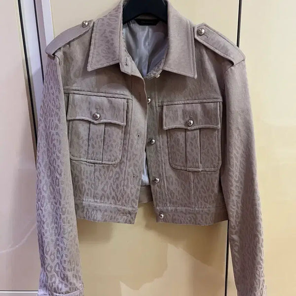 [BUNJANG] TheLorang Leopard Jacket / 더로랑 레오파드 자켓