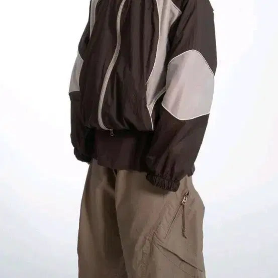 [BUNJANG] Kolon Nylon Track Jacket Black / 나일론 트랙 자켓