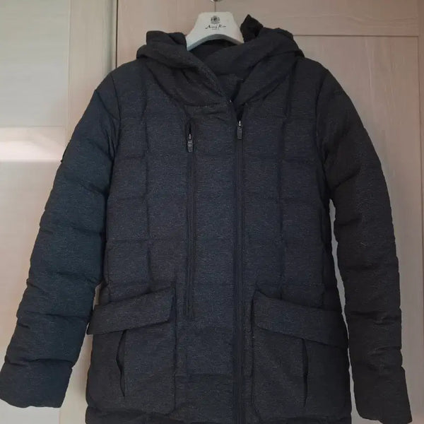 [BUNJANG] Descente Women's Padded Jacket Grey / 데상트 여성 패딩 그레이 85  44~55