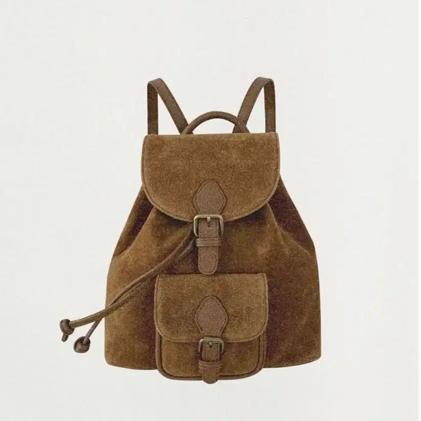 [BUNJANG] The Barnet Suede Backpack Camel / 더바넷 스웨이드 백팩 카멜