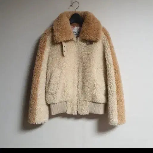 [BUNJANG] Lucky Chouette Shearling Jacket 55 / 럭키슈웨트 양털 자켓 55