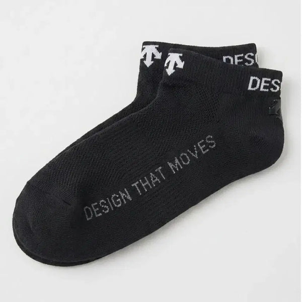 [BUNJANG] Descente Women's Ankle Socks - Black, 2-Pair Bundle / [새상품] 데상트 여성 양말 블랙 2켤레 일괄