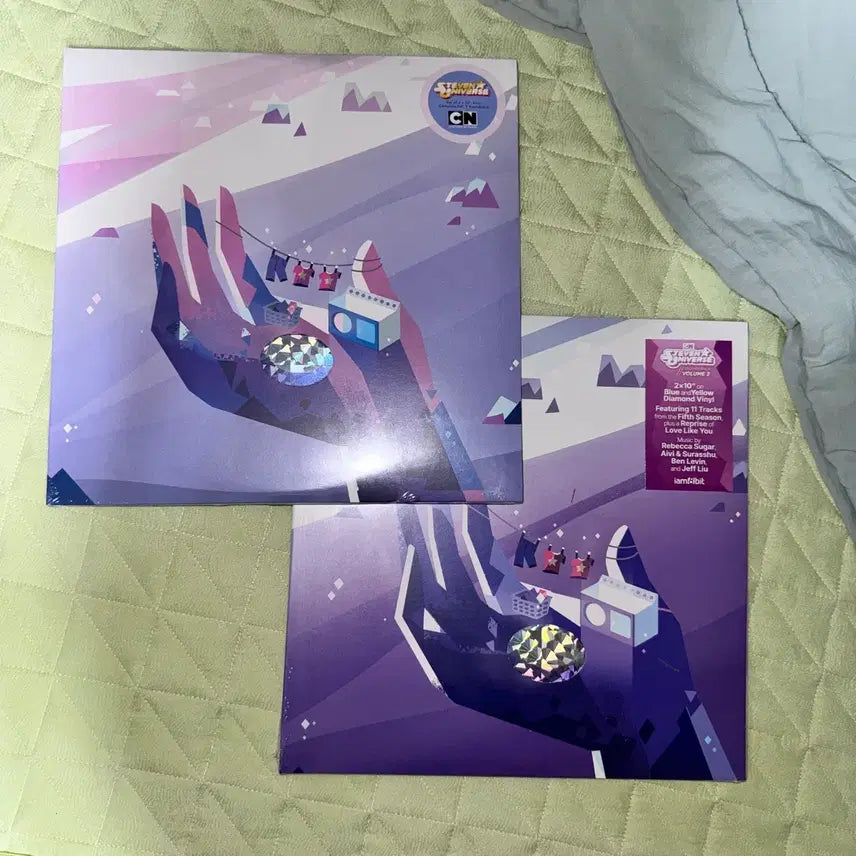 [BUNJANG] Steven Universe LP Vol 1 & 2 Bundle Set (Sealed) / [미개봉, 일괄] 스티븐 유니버스(Steven Universe ) LP Vol 1 , 2