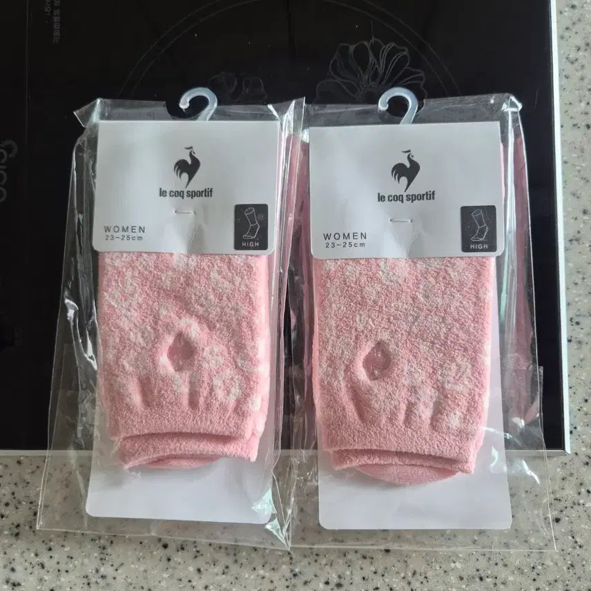 [BUNJANG] Le Coq Sportif Women's Winter Socks 2-Pair Bundle / [새상품] 르꼬끄 여성 윈터 양말 2켤레 일괄