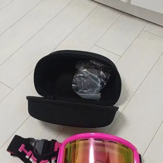 [BUNJANG] HEAD Ski Goggles Pink with Case / 헤드 스키 고글 핑크색 + 케이스 포함
