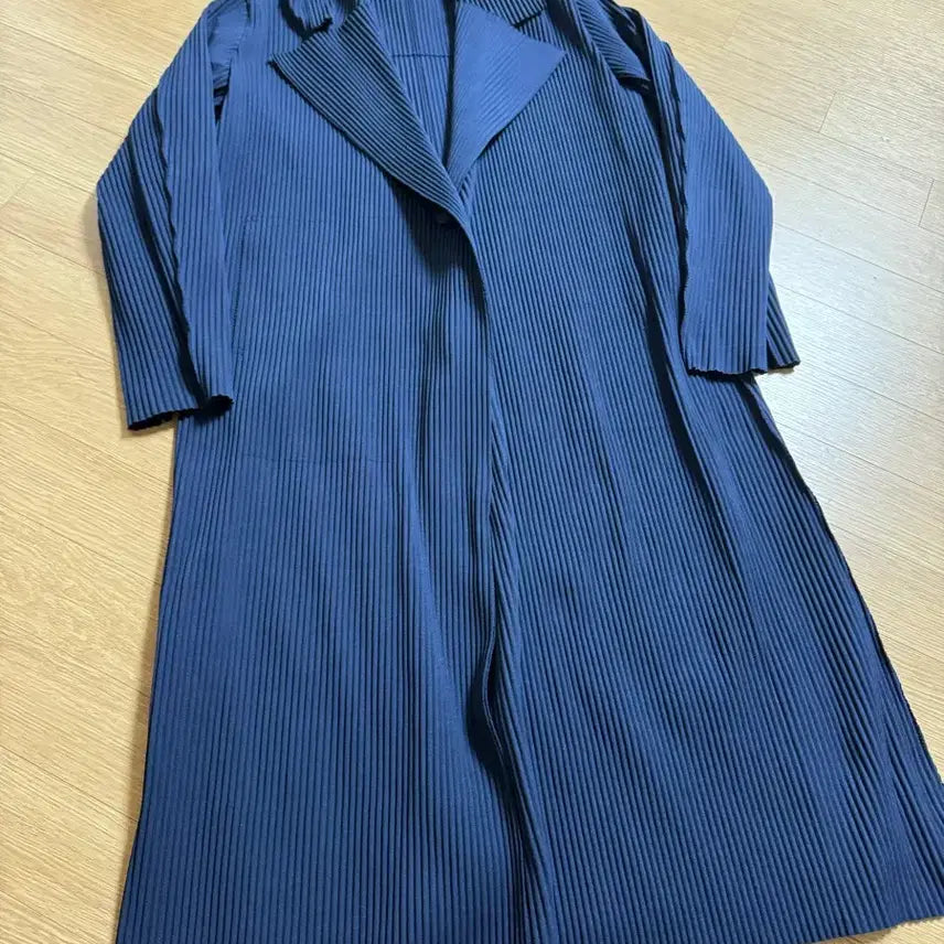 [BUNJANG] Issey Miyake Navy Long Jacket / me issey miyake 이세이미야케 롱 자켓