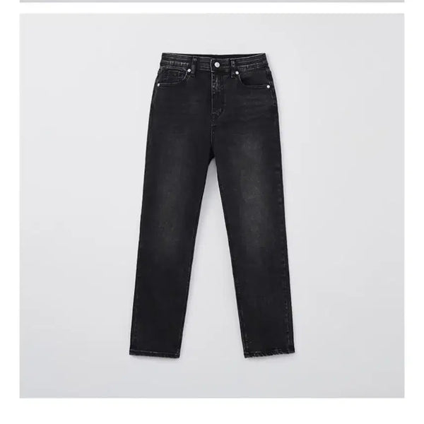 [BUNJANG] SPAO Women's Black Denim Pants Size 30 / (새상품) 여성 블랙 데님 바지