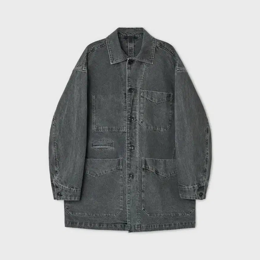 [BUNJANG] Belier Ruthiere Work Jacket Dyed Charcoal / [상태최상/5(105)] 벨리에(belier) 루티에르 워크 자켓 다이드 차콜