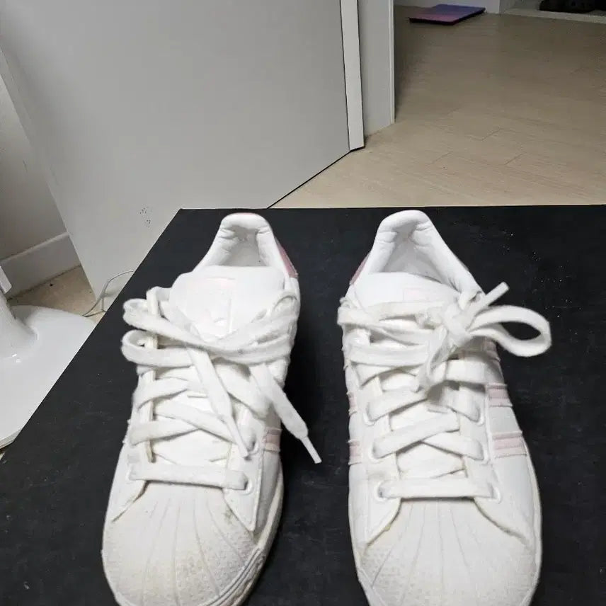 [BUNJANG] Adidas Superstar White Pink 230mm / 아디다스 슈퍼스타 흰핑 230mm 상태최상
