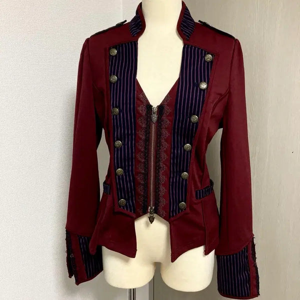 [BUNJANG] Ozzon Gothic Gothloli Punk Jacket / Ozzon 오즈온 고딕 고스로리 펑크 자켓