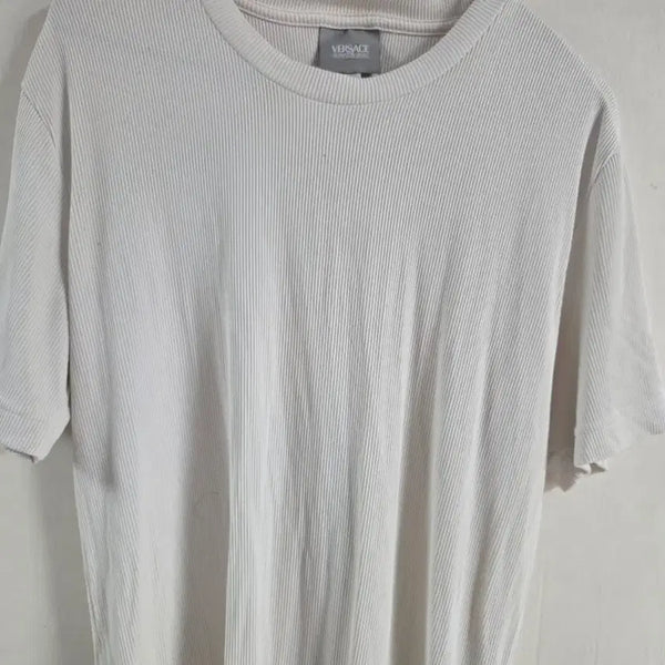 [BUNJANG] Versace Short Sleeve Knit Ivory / 베르사체 반팔 니트 아이보리