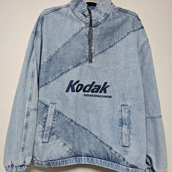 [BUNJANG] Kodak K-Denim Anorak Half-Zip Jacket XL / 이번주만 최대 10%!! 코닥 케이데님 아노락 하프집업 자켓 XL
